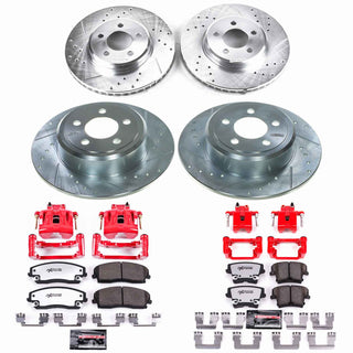 PowerStop Z26 Street Warrior Brake Kit (F&R): Fits Most Chrysler/Dodge 6.1L/5.7L/3.6L/3.5L/2.7L (05-11)