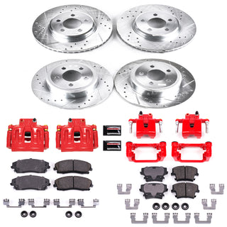 PowerStop Z23 Evolution Sport Brake Kit (FRONT & REAR): Fits Most Chrysler/Dodge 6.4L/6.2L/5.7L/3.6L (12-20)