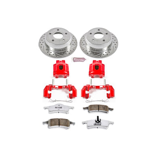 PowerStop Z26 Street Warrior Brake Kit (REAR): Jeep Grand Cherokee 99-04 w/ Calipers