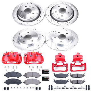 PowerStop Z23 Sport Brake Kit (F&R): Fits Most Dodge/Ram 5.7L/3.6L/3.0L EcoDiesel (07-21) w/ Calipers