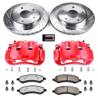 PowerStop Truck & Tow Kit w/ Cals (FRONT): Dodge Dakota 09-10