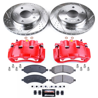 PowerStop Z23 Evolution Sport Brake Kit (FRONT): Dodge Dakota 09-10 w/ Calipers