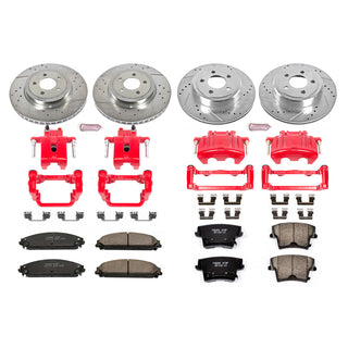 PowerStop Z23 Evolution Sport Brake Kit (F&R): Fits Most Chrysler/Dodge 6.1L/5.7L/3.6L/3.5L (05-11)