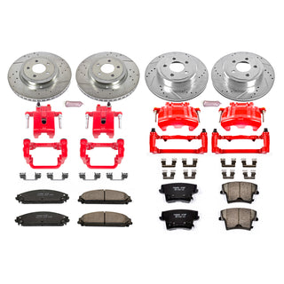 PowerStop Z23 Evolution Sport Brake Kit (FRONT & REAR): Fits Most Chrysler/Dodge 6.4L/6.2L/5.7L/3.6L (12-20) w/ Calipers