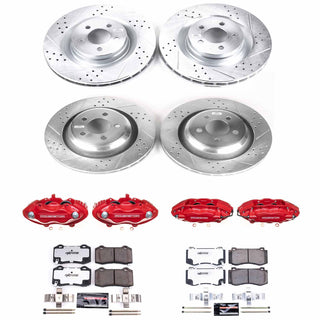PowerStop Z26 Street Kit w/ Caliper (F&R): Fits Most Chrysler/Dodge (05-20)