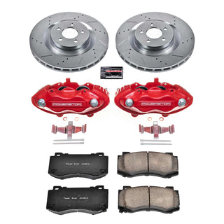 PowerStop Z23 Sport Brake Kit (FRONT) w/ Calipers: Fits Most Chrysler/Dodge (05-20)
