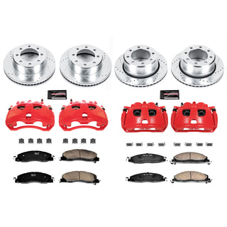 PowerStop Z23 Evolution Kit w/ Calipers (F&R): Fits Most Dodge/Ram (09-18)
