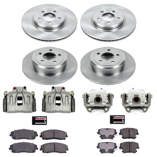 PowerStop Autospecialty Brake Kit (FRONT & REAR): Fits Most Chrysler/Dodge 6.4L/6.2L/5.7L/3.6L (12-20) w/ Calipers