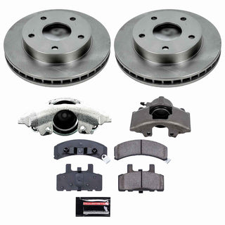 PowerStop Autospecialty Brake Kit (FRONT): Dodge Ram 1500 94-99 5.2L/3.9L w/ Calipers