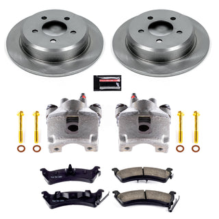 PowerStop Autospecialty Brake Kit (REAR): Jeep Grand Cherokee 95-98 w/ Calipers