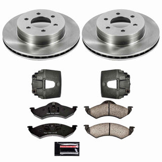 PowerStop Autospecialty Brake Kit (FRONT): Dodge Dakota / Durango 00-02 w/ Calipers