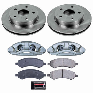 PowerStop Autospecialty Kit with Calipers (FRONT): Dodge Dakota 05-08