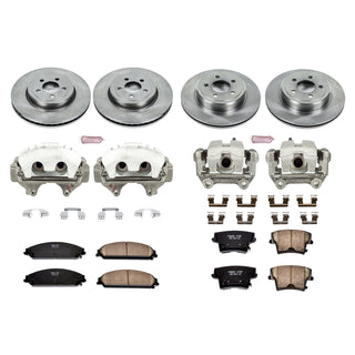 PowerStop Autospecialty Kit with Caliper (FRONT & REAR): Fits Most Chrysler/Dodge 6.4L/6.2L/5.7L/3.6L (12-21)