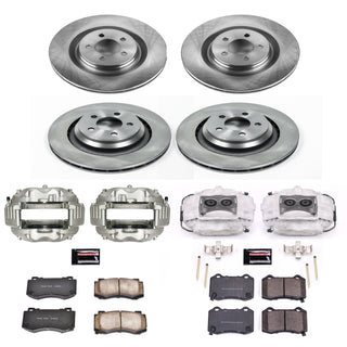 PowerStop Autospecialty Kit w/ Calipers (FRONT & REAR): Fits Most Chrysler/Dodge (05-20)