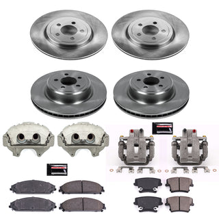 PowerStop Autospecialty Brake Kit (FRONT AND REAR): Dodge Charger/Magnum 06-11 6.1L/5.7L/3.6L/3.5L w/ Calipers