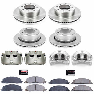 PowerStop Autospecialty Kit w/ Cals (FRONT & REAR): Fits Most Dodge/Ram (09-18)