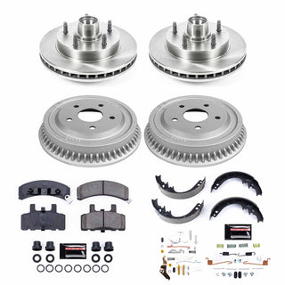 PowerStop Brake Kit (FRONT & REAR): Dodge Ram 1500 94-99 5.2L/3.9L