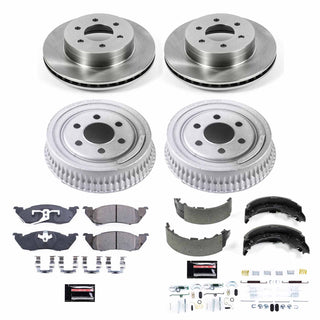 PowerStop Brake Kit (FRONT & REAR): Dodge Dakota 97-98