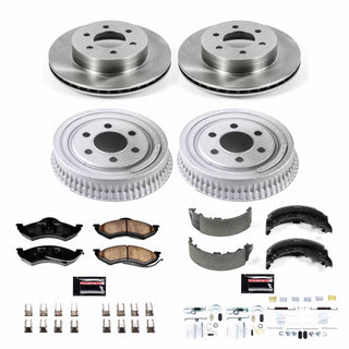 PowerStop Brake Kit (FRONT & REAR): Dodge Dakota 99