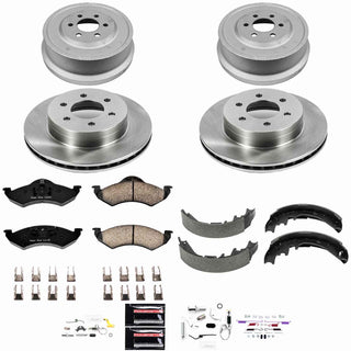 PowerStop Brake Kit (FRONT & REAR): Dodge Durango 01-02