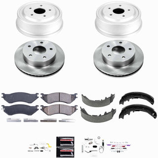 PowerStop Brake Kit (FRONT & REAR): Dodge Ram 1500 00-01 5.2L/3.9L