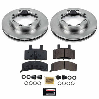 PowerStop Autospecialty Brake Kit (FRONT): Fits Chevy / GMC / Dodge (88-00) w/ Hardware