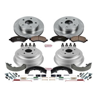PowerStop Autospecialty Brake Kit (FRONT & REAR): Dodge Dakota 05-10