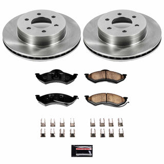 PowerStop Autospecialty Brake Kit (FRONT): Dodge Dakota / Durango 98-99