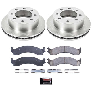 PowerStop Autospecialty Brake Kit (FRONT): Dodge Ram 2500 / Ram 3500 00-02 8.0L/5.9L Diesel/5.7L