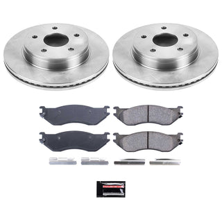 PowerStop Autospecialty Brake Kit (FRONT): Dodge Durango 04-06 5.7L Hemi, Dodge Ram 1500 02 5.7L/3.9L