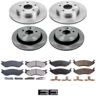 PowerStop Brake Kit (FRONT & REAR): Dodge Ram 1500 03-05 5.7L Hemi