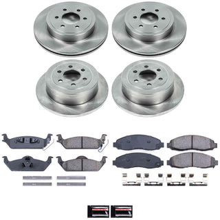 PowerStop Brake Kit (FRONT & REAR): Dodge Dakota 03-04