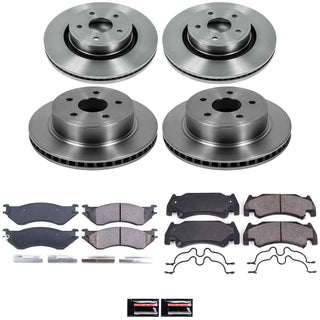 PowerStop Brake Kit (FRONT & REAR): Dodge Ram 1500 2005 - 2006