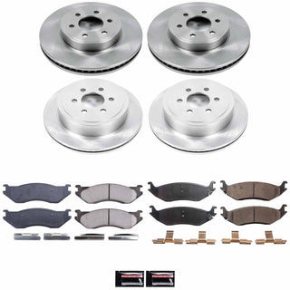 PowerStop Brake Kit (FRONT & REAR): Dodge Durango 03