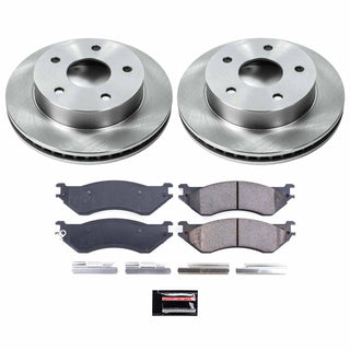 PowerStop Autospecialty Brake Kit (FRONT): Dodge Ram 1500 00-01 5.2L/3.9L