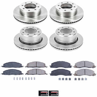 PowerStop Autospecialty Brake Kit (F&R): Fits Most Dodge/Ram (09-18)
