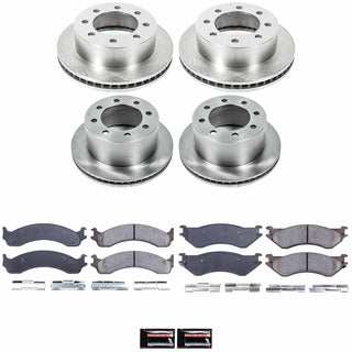 PowerStop Brake Kit (FRONT & REAR): Dodge Ram 2500 / Ram 3500 01-02 8.0L/5.9L Diesel/5.7L