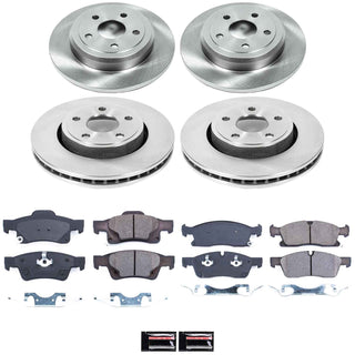 PowerStop Brake Kit (FRONT & REAR): Dodge Durango / Jeep Grand Cherokee 11-20 5.7L/3.6L