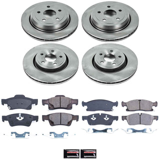 PowerStop Brake Kit (FRONT & REAR): Dodge Durango / Jeep Grand Cherokee 11-20 5.7L/3.6L