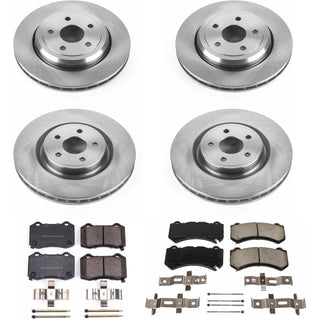 PowerStop Brake Kit (FRONT & REAR): Dodge Durango 18-20 6.4L 392, Jeep Grand Cherokee 12-20 6.4L
