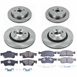 PowerStop Brake Kit (FRONT & REAR): Dodge Durango / Jeep Grand Cherokee 13-20 5.7L/3.6L