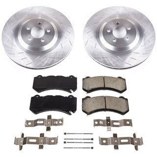 PowerStop Autospecialty Brake Kit (FRONT): Dodge Challenger / Charger 15-20 6.4L/6.2L/5.7L/3.6L
