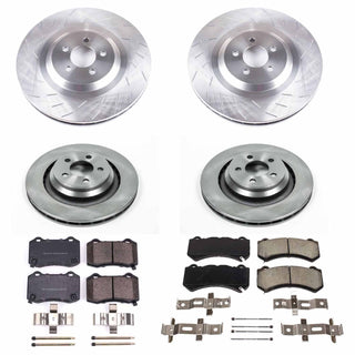 PowerStop Autospecialty Brake Kit (FRONT AND REAR): Dodge Challenger / Charger 15-20 6.4L/6.2L/5.7L/3.6L