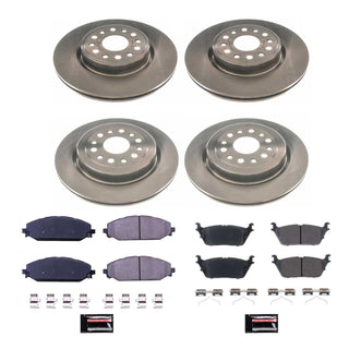 PowerStop Autospecialty Brake Kit (FRONT & REAR): Ram 1500 19-22 6.2L/5.7L/3.6L