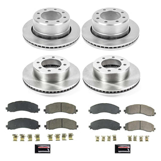 PowerStop Autospecialty Brake Kit (FRONT & REAR): Ram 2500 / 3500 19-22 6.7L Diesel/6.4L