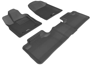 3D MAXpider ACE Kagu Floormats (Black, Both Rows): Jeep Grand Cherokee 2011 - 2013