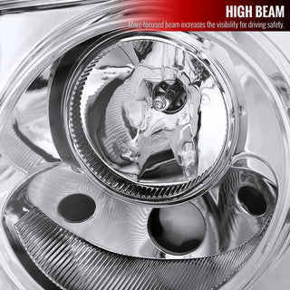 Spec D Projector Halo Headlights (Chrome): Chrysler 300 2005 - 2010