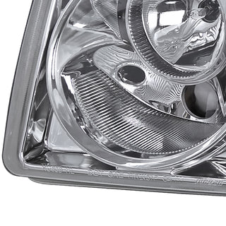 Spec D Projector Halo Headlights (Chrome): Chrysler 300 2005 - 2010