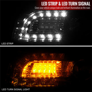 Spec D LED Headlights (Smoke, Version 2): Chrysler 300 2005 - 2010