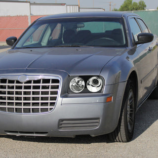 Spec D Projector Halo Headlights (Black): Chrysler 300 2005 - 2010